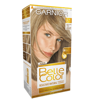 naturales claro ceniza 8.1 Belle Color Garnier
