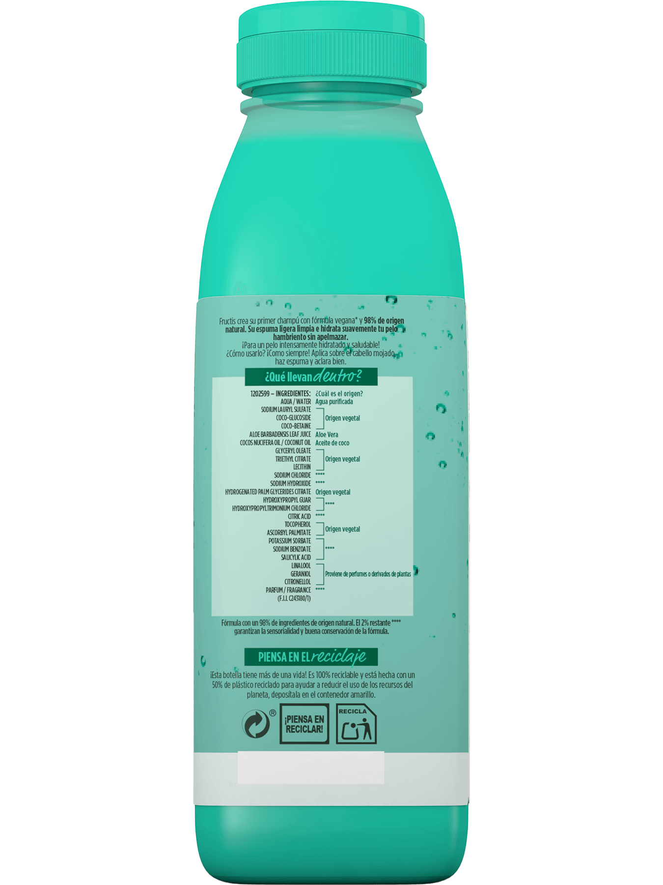 Champú Fructis Hair Food Aloe Vera