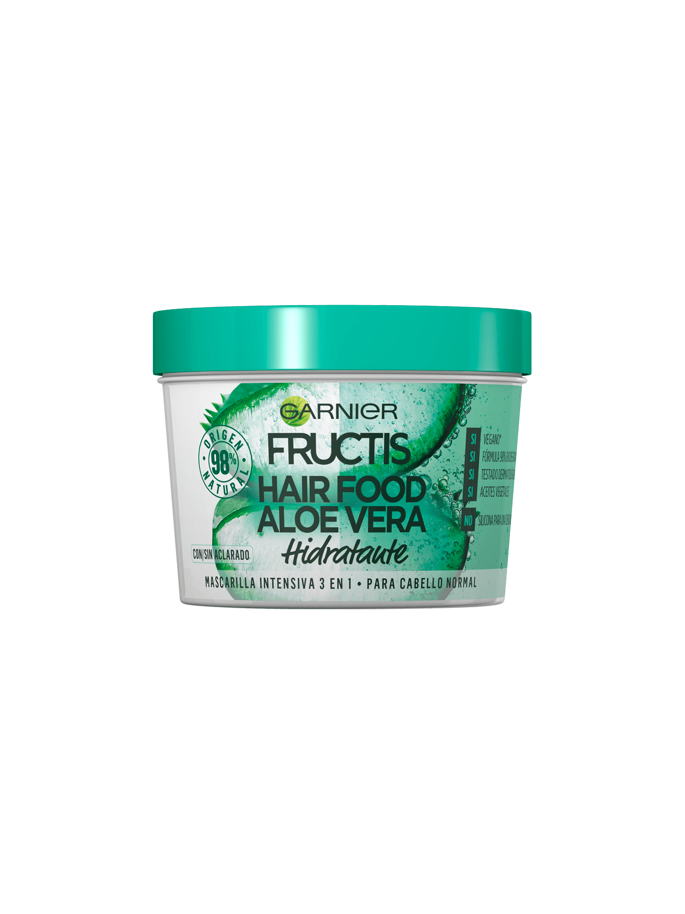 Mascarilla capilar hidratante Hair Food con Aloe 3 en 1 Garnier