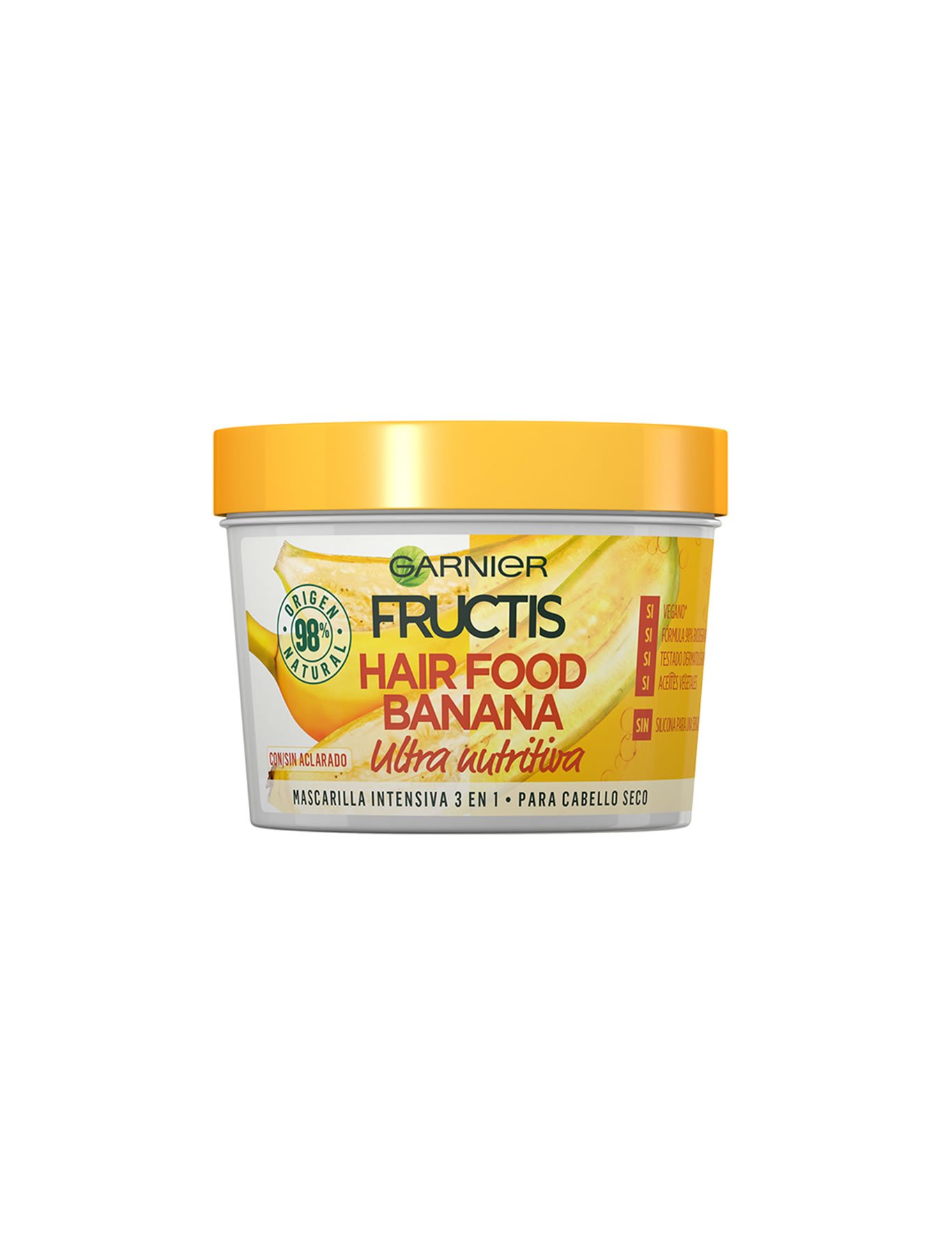relé terremoto cesar Hair Food Banana: Mascarilla de plátano para el pelo 3 en 1 | Garnier