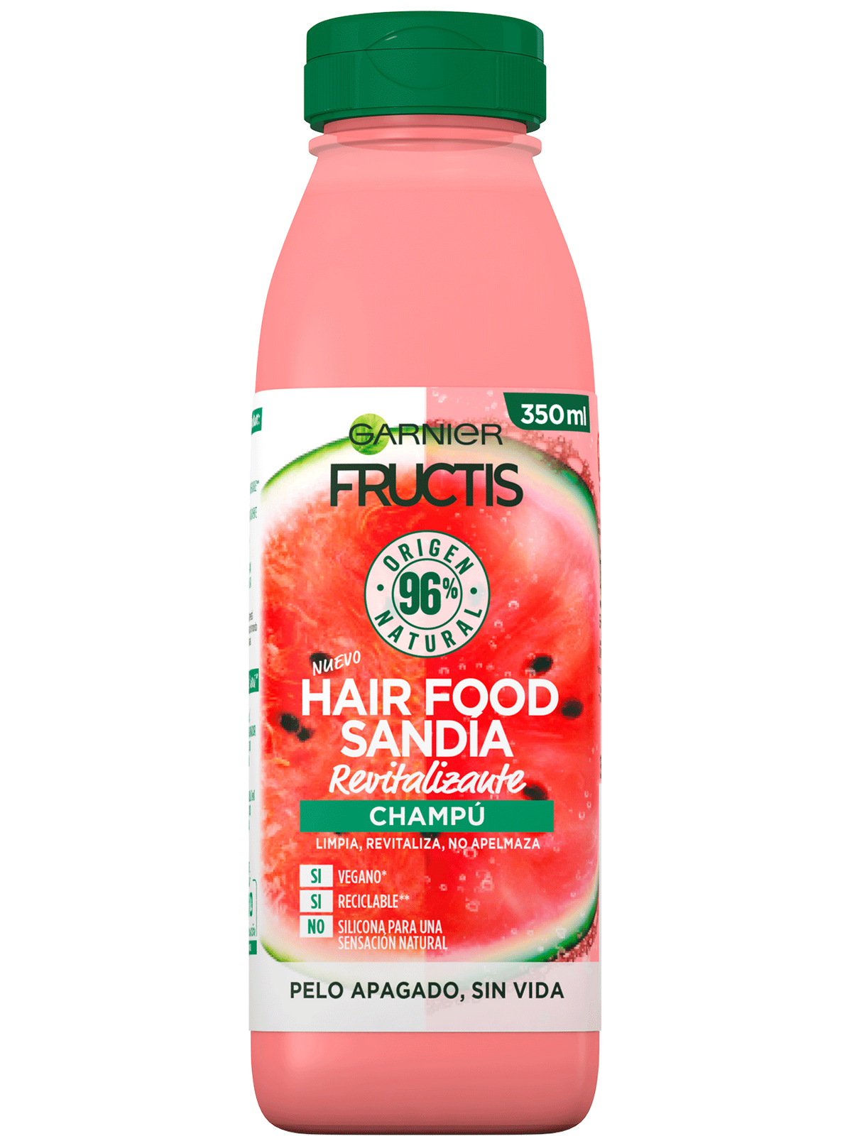 Champú Hair Food Sandía Revitalizante para pelo apagado Garnier