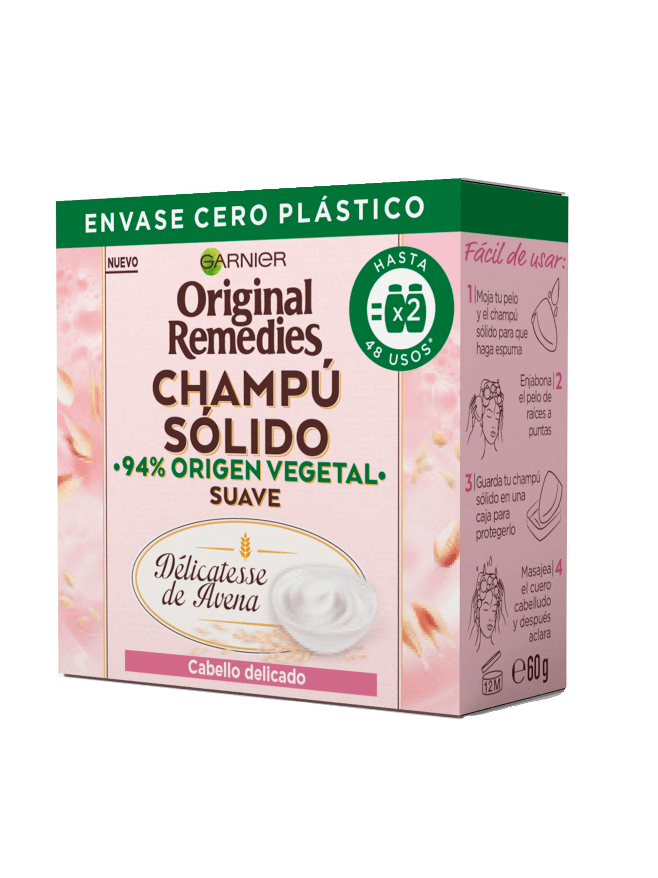Champú solido Avena - Original Remedies