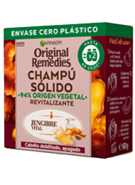 Champú solido Jengibre - Original Remedies