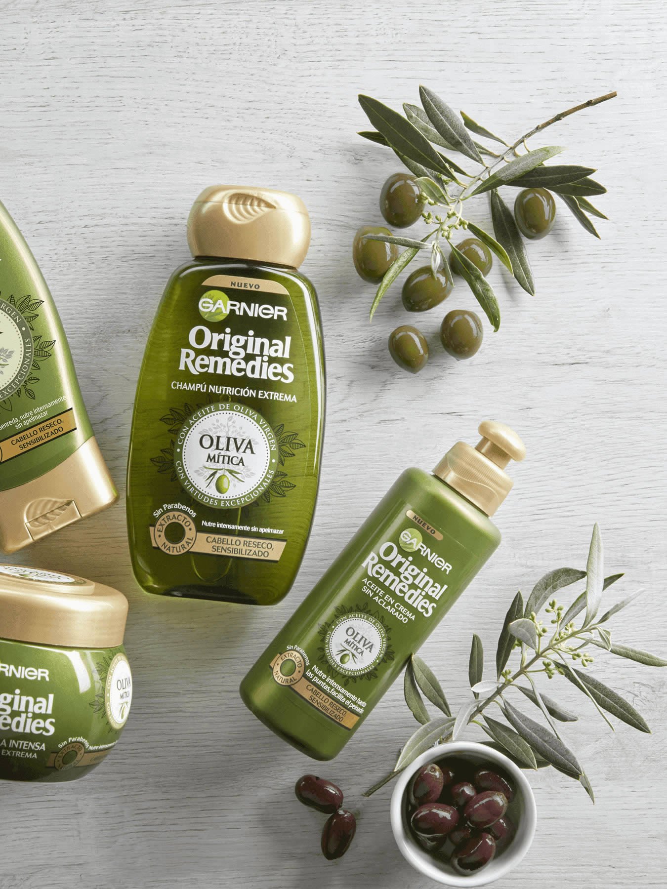 Mascarilla para el cabello con aceite de oliva Garnier