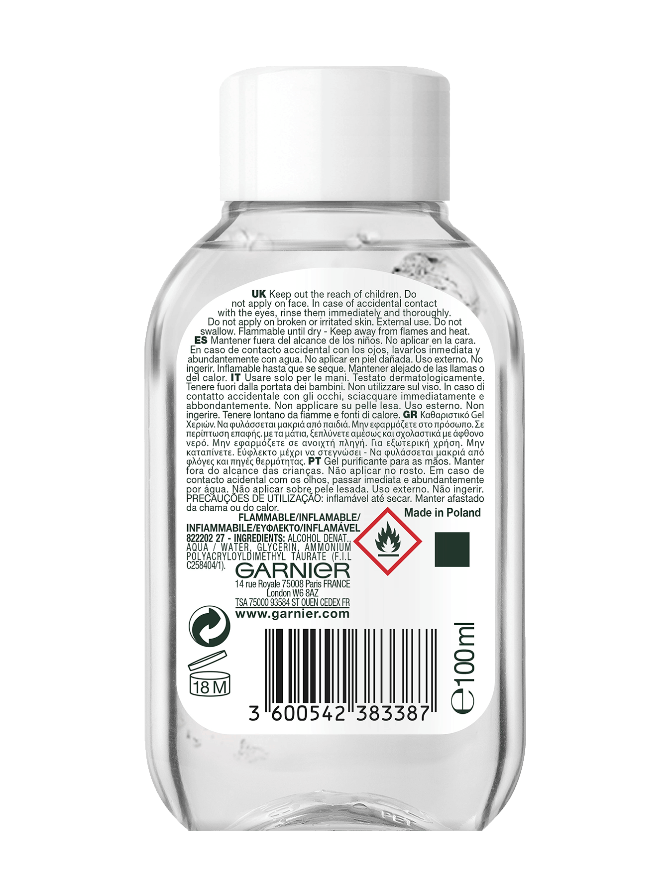 Gel Limpiador Hidroalcohólico de manos