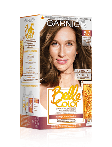 Tintes naturales castaño claro dorado Belle Color | Garnier